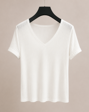 Evara™ Harper Knit V-Neck Top