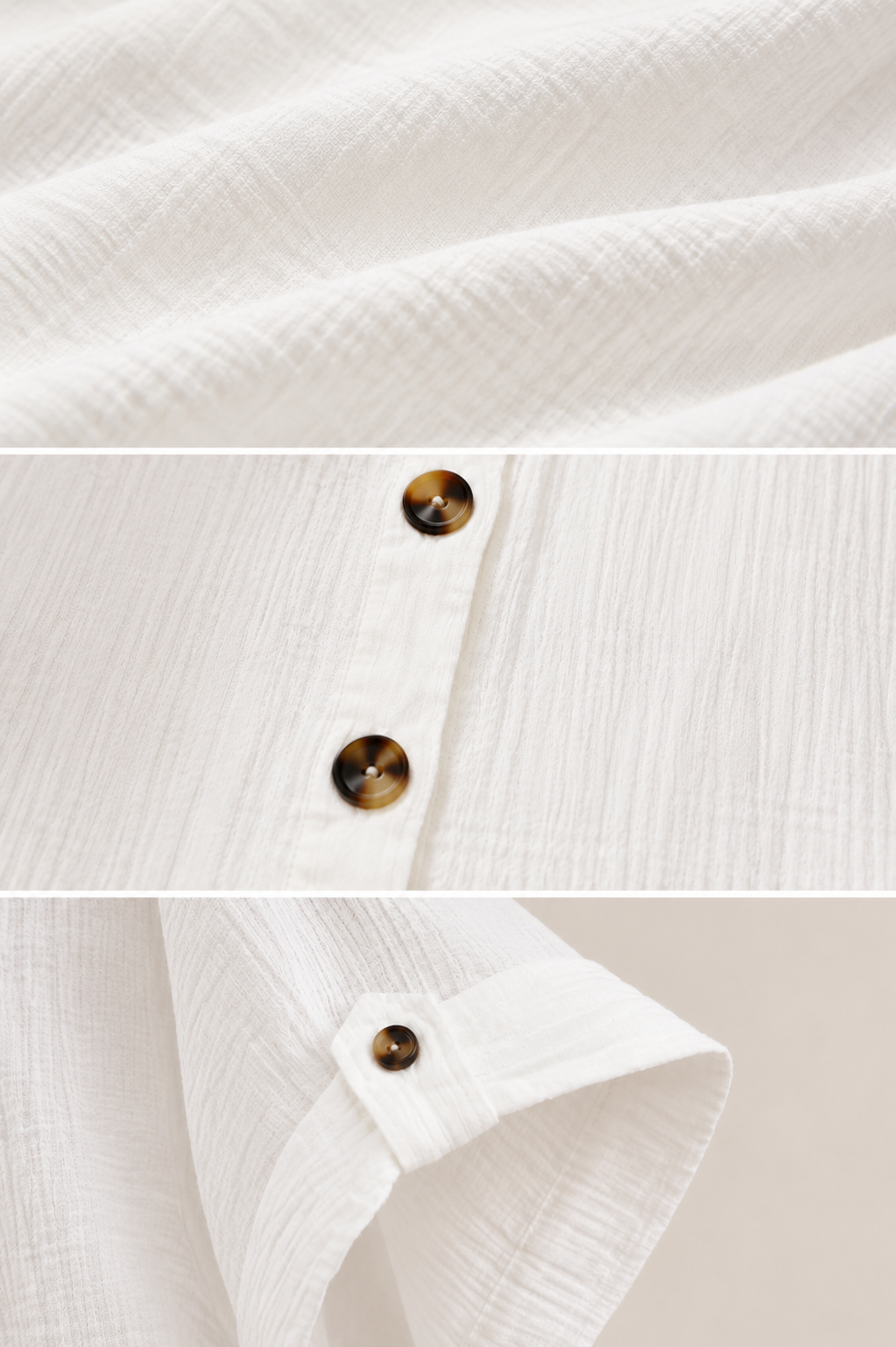 Evara™Willow Button-Front Linen Dress - Image 5