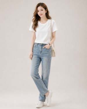 Evara Essential Cotton Tee