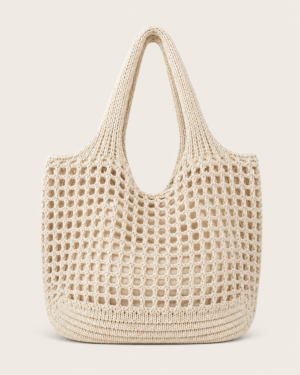 Evara Sienna Woven Market Tote